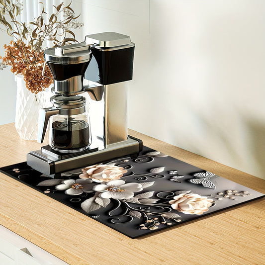 Say Goodbye to Wet Counters: Super-Absorbent Dish Drying Mats