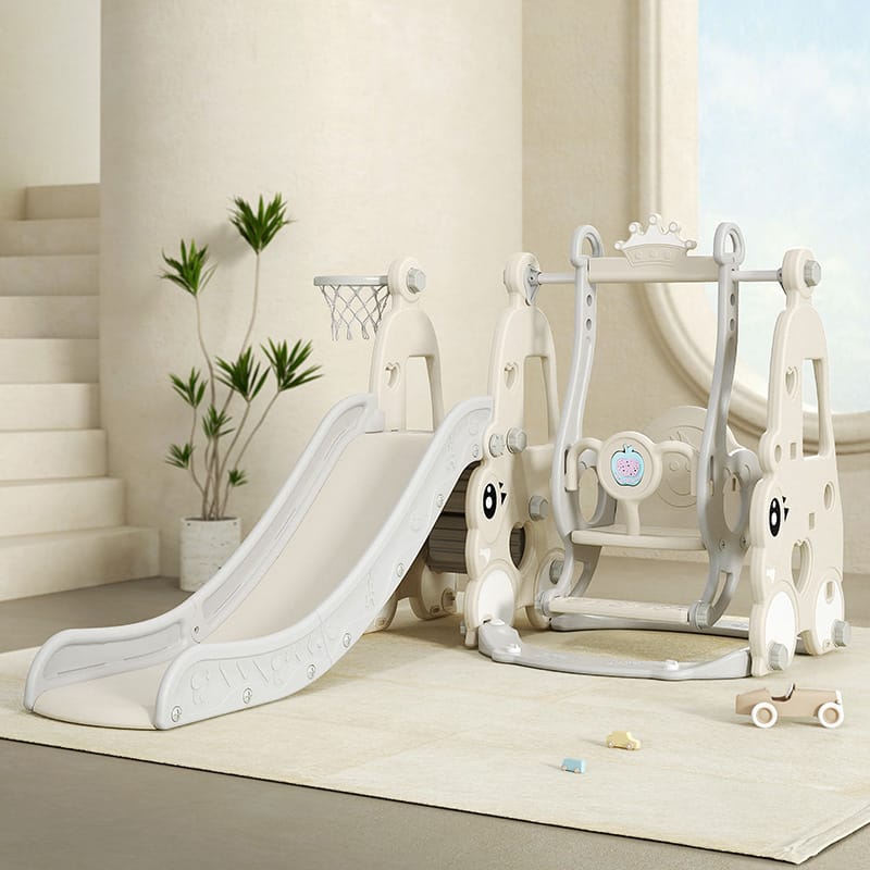 Multi-Function Kids Slide & Swing Set