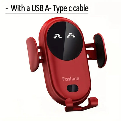 Auto Clamping Magnetic Smart Induction Wireless Charger Stand
