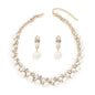 Baroque Alloy Necklace And Earrings