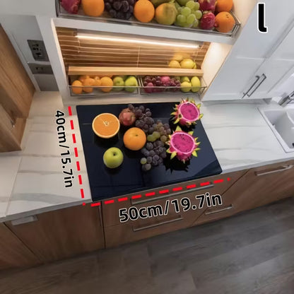 Antibacterial Acrylic Cutting Board with Counter Lip