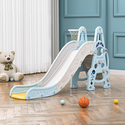 Multi-Function Kids Slide & Swing Set