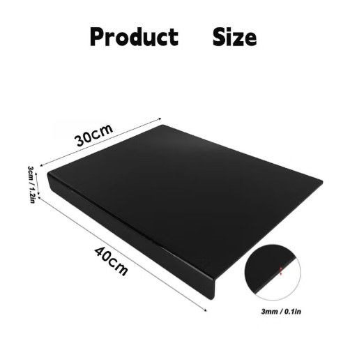 Antibacterial Acrylic Cutting Board with Counter Lip