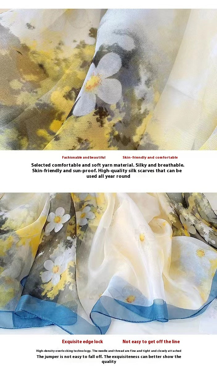 Floral Printed Scarf