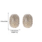 Super Sparkling Diamond Droplet Shaped Ear Buckle