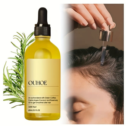 Rosemary Hair Care Oil 60Ml20FlOz Rosemary  Batana  Castor Oil Triple Plant Extraction Moisturizing Hydrating Softening Revitalizing Essence