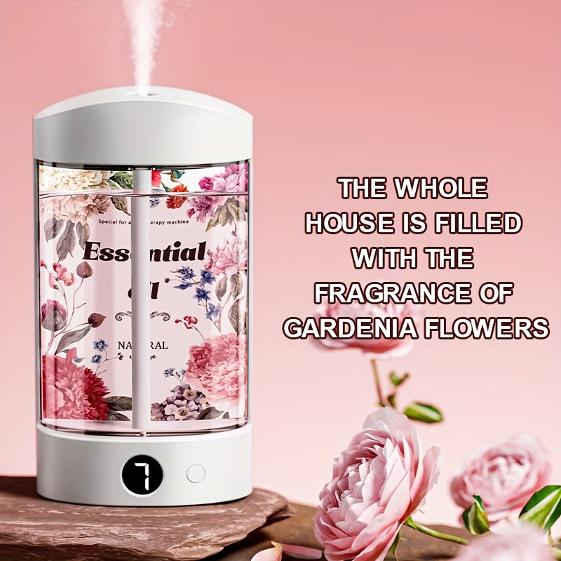 Intelligent Aroma Diffuser 7 Automatic Timed Fragrances Deodorizer for Bedroom and Bathroom Air Purifier Office Art Decoration Small Gift for Friends Christmas MotherS Day and FatherS Day Gift