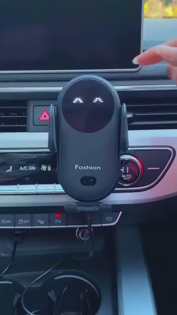 Auto Clamping Magnetic Smart Induction Wireless Charger Stand